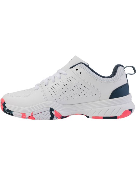 K-Swiss Court Express 2 White/Stargazer/Neonblaze