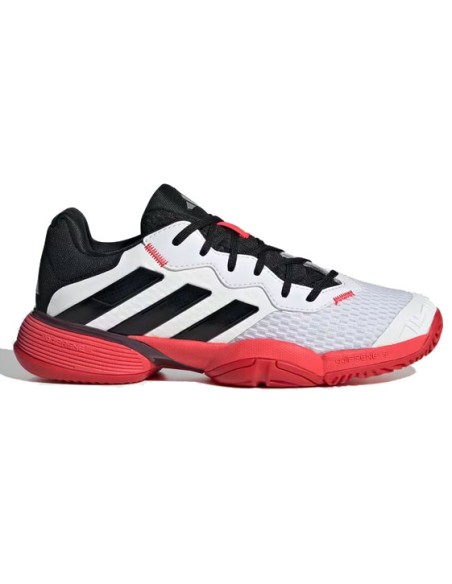 Adidas Barricade Kids (White/Black/Red)