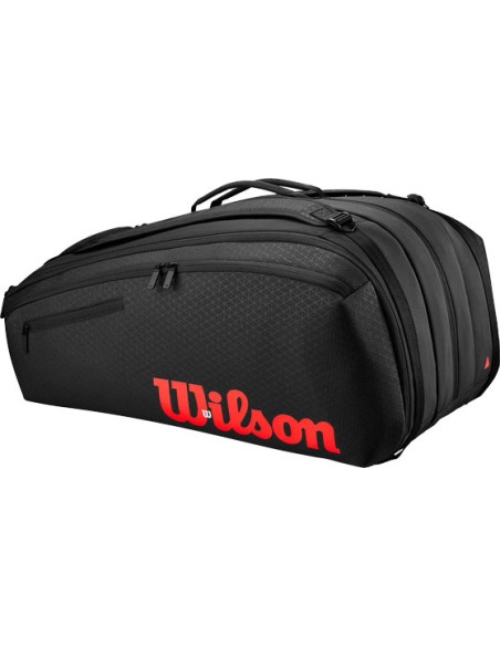 Wilson Clash V3 15PK Raquet Bag Black/Infrared