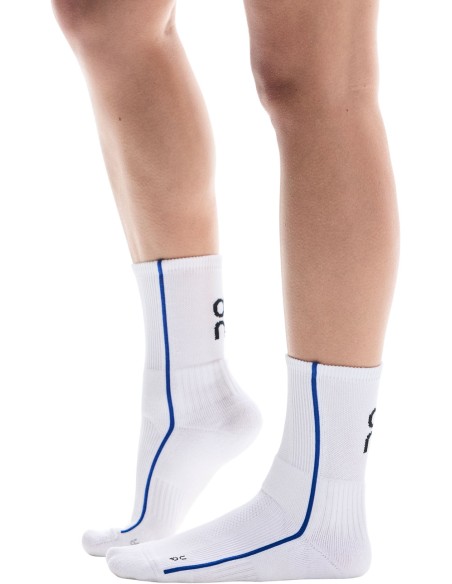 ON Court Sock High Unisex White/Indigo
