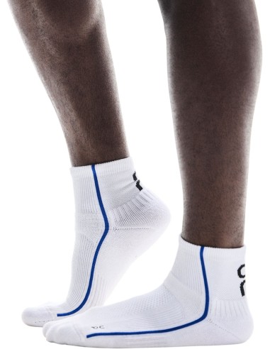 ON Court Sock Mid Unisex White/Indigo