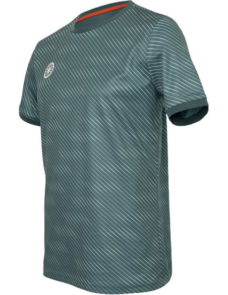 Indian Maharadja Men Pique Printed Tee (Pewter Grey)