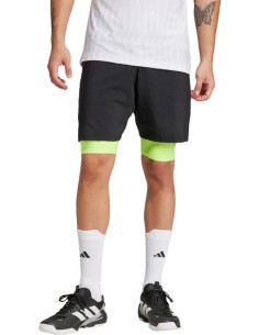 Adidas Club 2-1 Short Men Black/Yellow