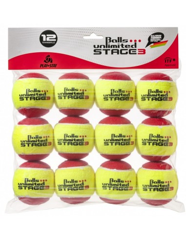 Unlimited Balls Stage 3 Yellow/Red 12 stuks