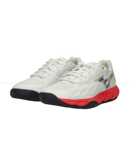 Mizuno Enforce Court CC (White/Blue Granite/Calypso Coral) )