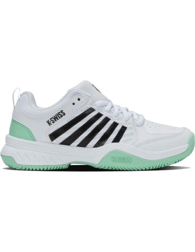 Kswiss Court Express 2 Clay (White/Neonmint/Black)
