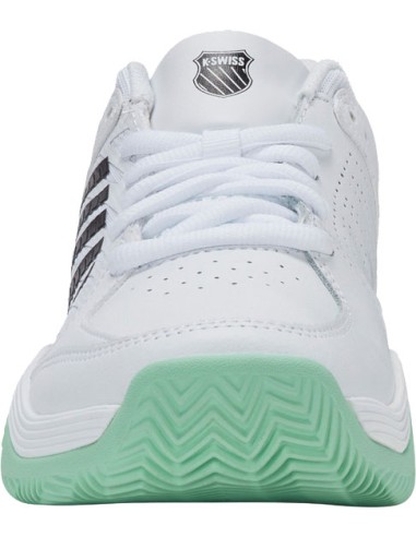 Kswiss Court Express 2 Clay (White/Neonmint/Black)