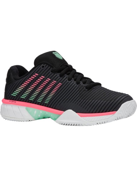 Kswiss Hypercourt Express 2 Clay (Black/White/Neonmint)