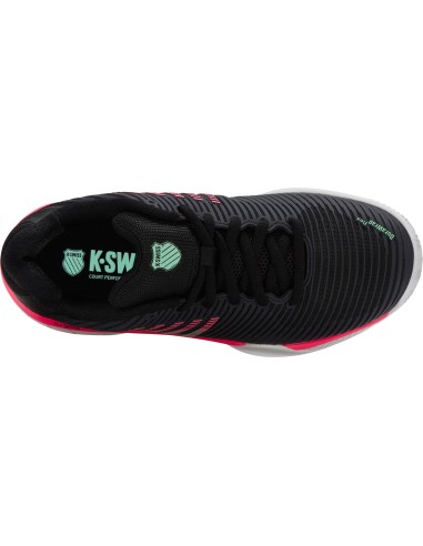 Kswiss Hypercourt Express 2 Clay (Black/White/Neonmint)