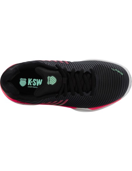 Kswiss Hypercourt Express 2 Clay (Black/White/Neonmint)