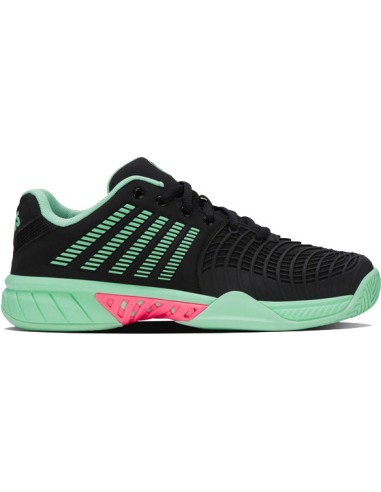 Kswiss Express Light 3 Clay (Black/Neonmint/Pastelpink)