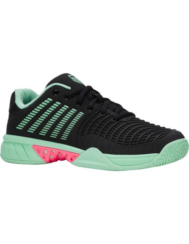 Kswiss Express Light 3 Clay (Black/Neonmint/Pastelpink)