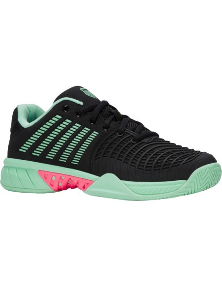 Kswiss Express Light 3 Clay (Black/Neonmint/Pastelpink)
