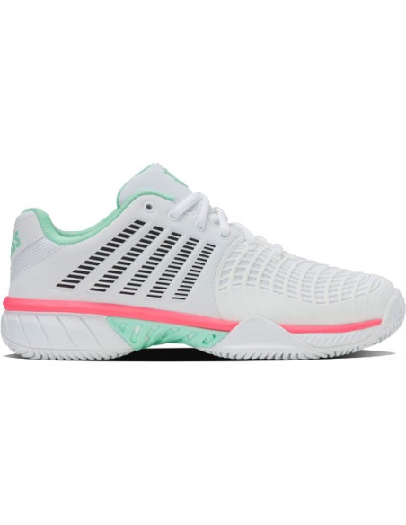 Kswiss Express Light 3 Clay (White/Neonmint/Pastel)