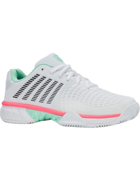 Kswiss Express Light 3 Clay (White/Neonmint/Pastel)