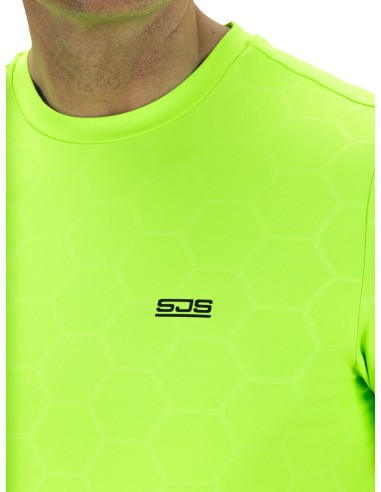 Sjeng Sports Man Tee Nero (Shocking Green)