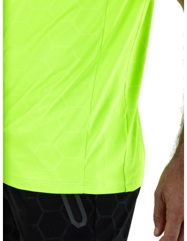 Sjeng Sports Man Tee Nero (Shocking Green)