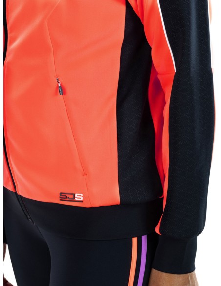 Sjeng Sports Lady Hooded Jacket Feya (Vibrant Orange)