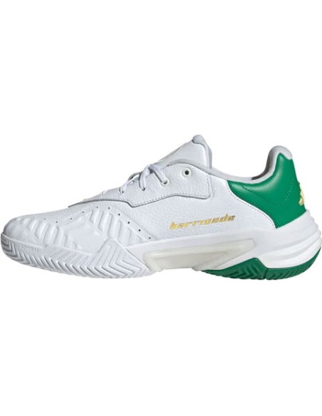 Adidas Barricade 13 M Leather (White/Green)
