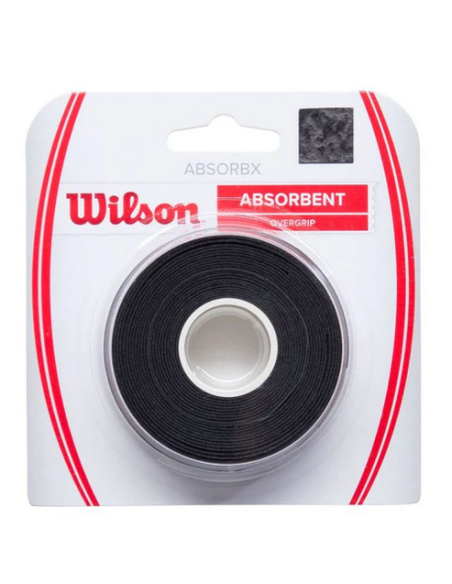 Wilson AbsorbX Overgrip 3-pack Black