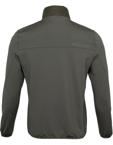 Indian Maharadja Goa Men Padded Jacket (Mud Green)