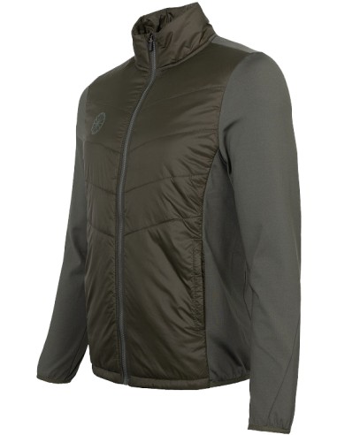 Indian Maharadja Goa Men Padded Jacket (Mud Green)