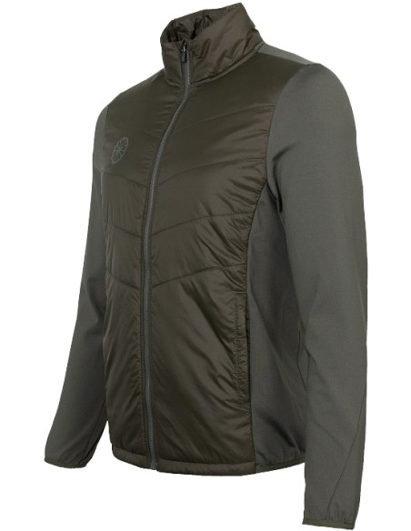 Indian Maharadja Goa Men Padded Jacket (Mud Green)