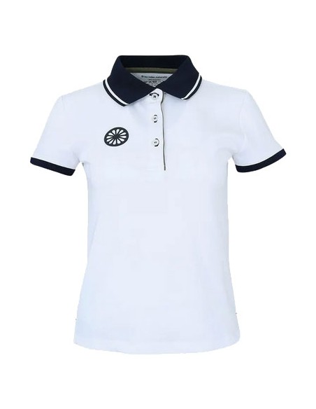 Indian Maharadja Kadiri Women Pique Polo (White)