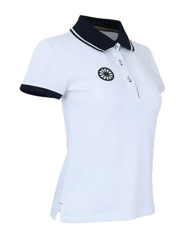 Indian Maharadja Kadiri Women Pique Polo (White)