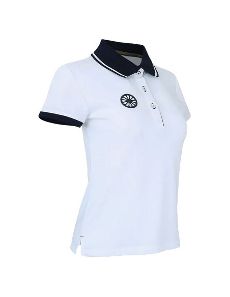 Indian Maharadja Kadiri Women Pique Polo (White)