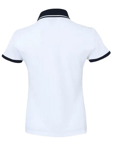 Indian Maharadja Kadiri Women Pique Polo (White)