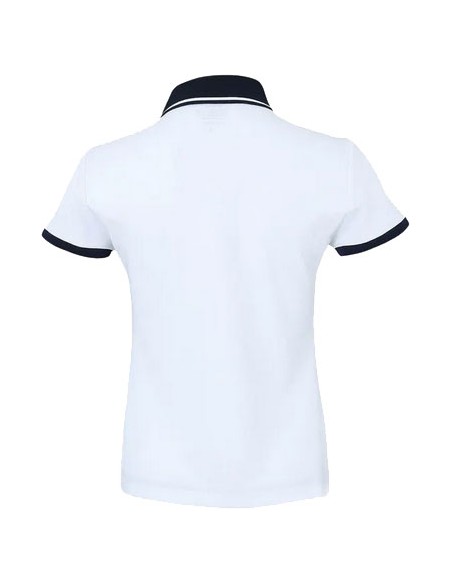 Indian Maharadja Kadiri Women Pique Polo (White)