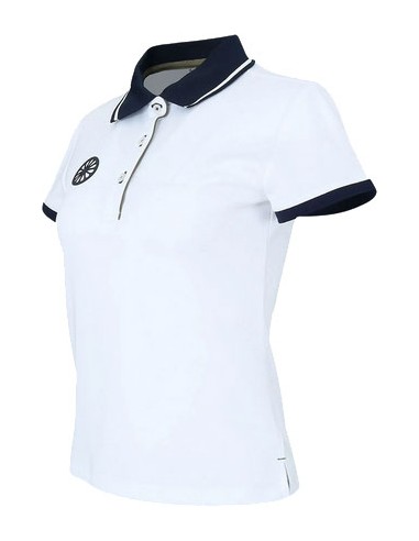 Indian Maharadja Kadiri Women Pique Polo (White)