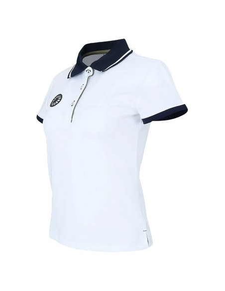 Indian Maharadja Kadiri Women Pique Polo (White)