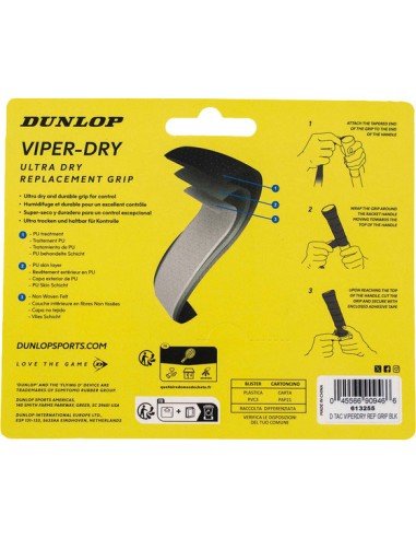 Dunlop D Tac ATP Viper-Dry basisgrip zwart