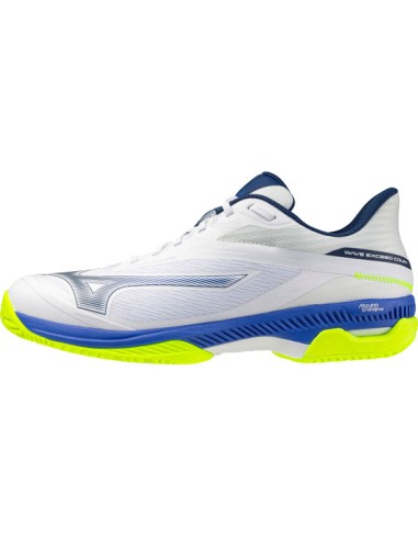 Mizuno Wave Exceed COURT CC (White/Blue/LightYellow)