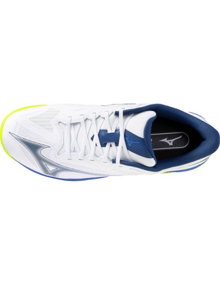 Mizuno Wave Exceed COURT CC (White/Blue/LightYellow)