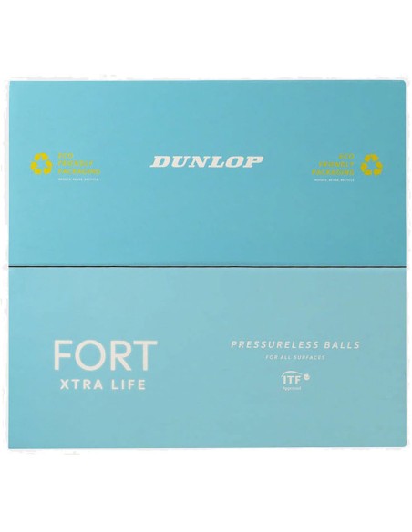 Dunlop Fort Extra Life P-Less Slinger 72Ball Box