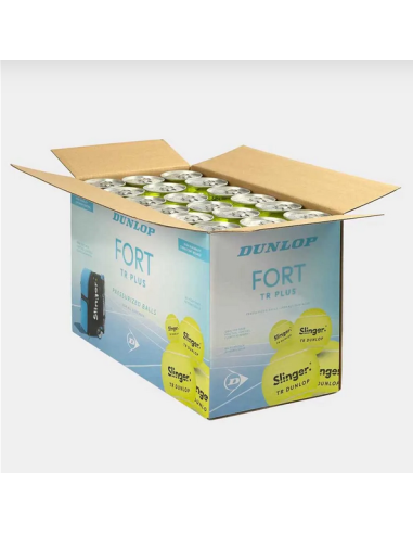 Dunlop Fort TR Pressurized Slinger 72 Ball Box