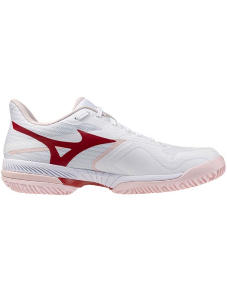 Mizuno Wave Exceed COURT CC (White/Pink/Cherry)