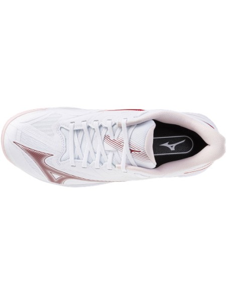 Mizuno Wave Exceed COURT CC (White/Pink/Cherry)