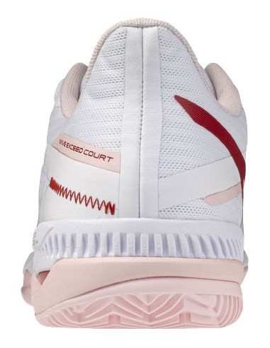 Mizuno Wave Exceed COURT CC (White/Pink/Cherry)