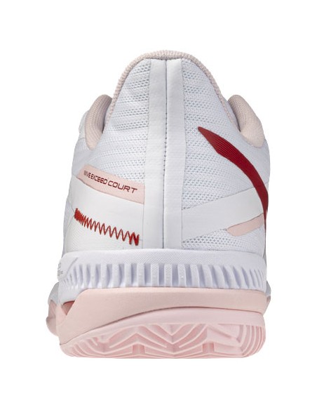 Mizuno Wave Exceed COURT CC (White/Pink/Cherry)