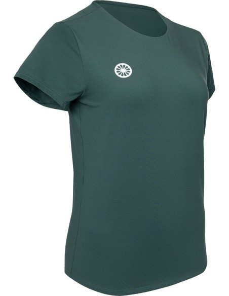 Indian Maharadja Women Breeze Round Neck Tee (Hunter Green)