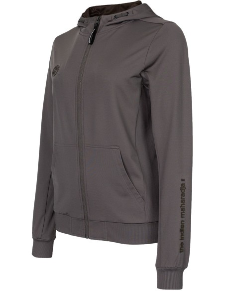 Indian Maharadja Women Hooded Jacket (Walnut)