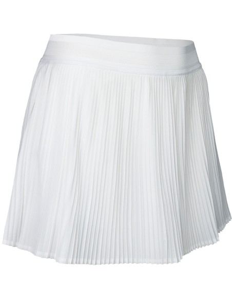 Indian Maharadja Women Fine Pleated Skirt (White)