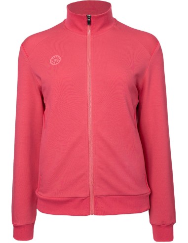 Indian Maharadja Women Cotton Track Jacket Berry Rose