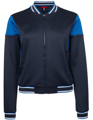 Indian Maharadja Women Pique Bomber Jacket (Night Blue)