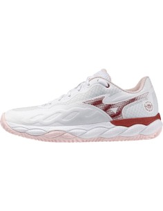 Mizuno Enforce Court CC White/Pinkesque/Barbados Cherry