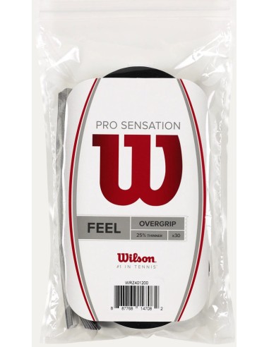 Wilson Pro Overgrip Sensation 30 Zwart